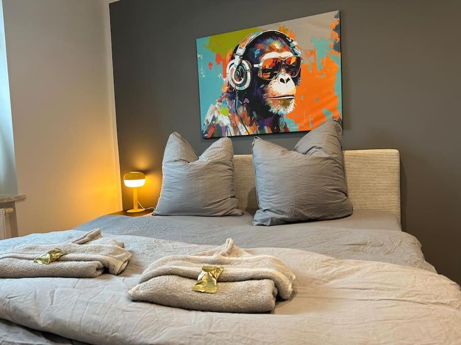 Moderne 50 Qm Unterkunft Monkey Росток Экстерьер фото